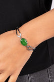 A Quarter Past ZEN - Green Bracelet ❤️ Paparazzi