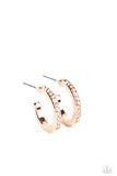 Audaciously Angelic - Rose Gold Earrings ❤️ Paparrazi