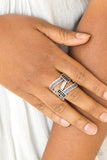 Urban Upscale - Black Ring- Paparazzi