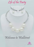 Welcome To Wall Street - White Necklace ~ Paparazzi