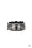 A Mans Man - Black Ring ~ Paparazzi Rings