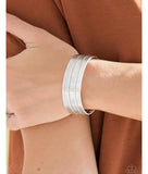 Absolute Amazon - Silver Cuff ~ Paparazzi Fashion Fix