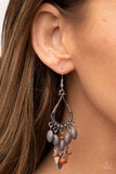 Adobe Air - Silver Earrings ❤️ Paparazzi