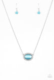 Anything Glows - Blue Necklace ~ Paparazzi