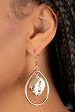 Artisan Refuge - Gold Earrings ❤️ Paparazzi