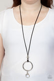 BLING Into Focus - Black Necklace ❤️ Paparazzi