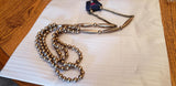 Beaded Beacon - Brass Necklace ~ Paparazzi Fashion Fix