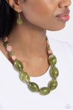 Belle of the Beach - Green Necklace ❤️ Paparazzi