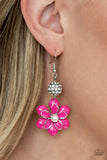 Bewitching Botany - Pink Earrings ❤️ Paparazzi