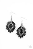 Big Time Twinkle - Black Earrings ~ Paparazzi Empower Me Pink