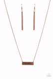 Blessed Mama - Copper Necklace ❤️ Paparazzi