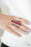 Bling Your Heart Out - Red Ring ~ Paparazzi Life Of The Party