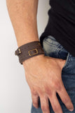 Bronco Bustin Buckles - Brass Bracelet ❤️ Paparazzi