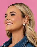 Canyon Circlet - White Earrings ❤️ Paparazzi