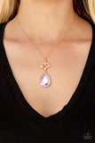 Celestial Shimmer - Copper Necklace ~ Paparazzi