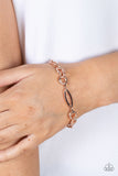 Chic Charmer - Rose Gold Bracelet ❤️ Paparazzi