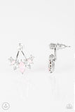 Chicest Of Them All - Pink Double Post Earrings ~ Paparazzi