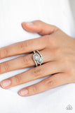 Collect Up Front - Silver Ring ❤️ Paparazzi