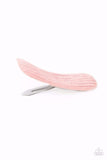 Corduroy Couture - Pink Hair Clip ❤️ Paparazzi