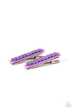 Cutely Cupid - Purple Hair Clips ❤️ Paparazzi