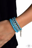 Day Trip Trinket - Blue Bracelet ❤️ Paparazzi