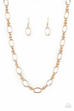 Defined Drama - Gold Necklace ~ Paparazzi Fashion Fix