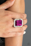 Deluxe Decadence - Pink Ring ~ Paparazzi Rings