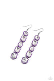 Developing Dignity - Purple Earrings ❤️ Paparazzi