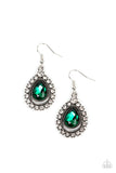 Divinely Duchess - Green Earrings ❤️ Paparazzi
