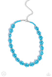 Dreamy Duchess - Blue Necklace ❤️ Paparazzi