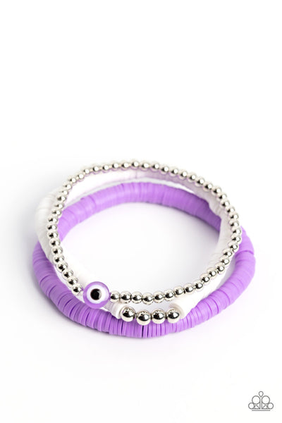 EYE Have A Dream - Purple Bracelets ❤️ Paparazzi