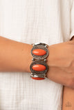 Eastern Escapade - Orange Bracelet ❤️ Paparazzi