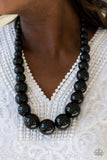 Effortlessly Everglades - Black Necklace ~ Paparazzi