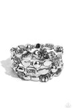 Enchanting Emotion - Silver Bracelet ❤️ Paparazzi