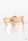 Basic Blend - Rose Gold Bracelets ~ Paparazzi