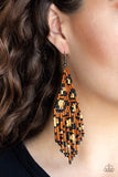 Bodacious Bombshell - Brown Earrings ~ Paparazzi