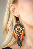 Boho Blast - Green Earrings ~ Paparazzi