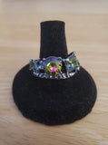 2020 May Fashion Fix Exclusive Oil Spill Multi Colored black gunmetal ring. Features a dainty stretch back. Sold as one individual ring. P4ED-MTXX-020TF