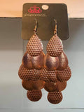 Chime Time - Copper Earrings ~ Paparazzi Fashion Fix