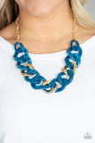 I Have A Haute Date - Blue Necklace ~ Paparazzi