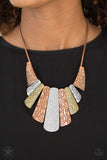 Untamed - Copper Necklace ~ Paparazzi Blockbusters