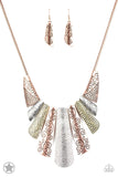 Untamed - Copper Necklace ~ Paparazzi Blockbusters