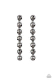 Dazzling Debonair - Black Earrings ~ Paparazzi