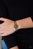 Definitely Dazzling - Brass Bracelet ~ Paparazzi