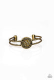 Definitely Dazzling - Brass Bracelet ~ Paparazzi