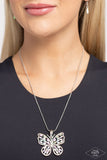 Fame and FLUTTER - Multi Iridescent Necklace ❤️ Paparazzi