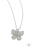 Fame and FLUTTER - Multi Iridescent Necklace ❤️ Paparazzi