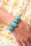 Feel At HOMESTEAD - Blue Bracelet ❤️ Paparazzi