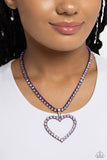 Flirting Fancy - Purple Necklace ❤️ Paparazzi