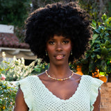 Flower Child Flair - Multi GR/MT Necklace ❤️ Paparazzi